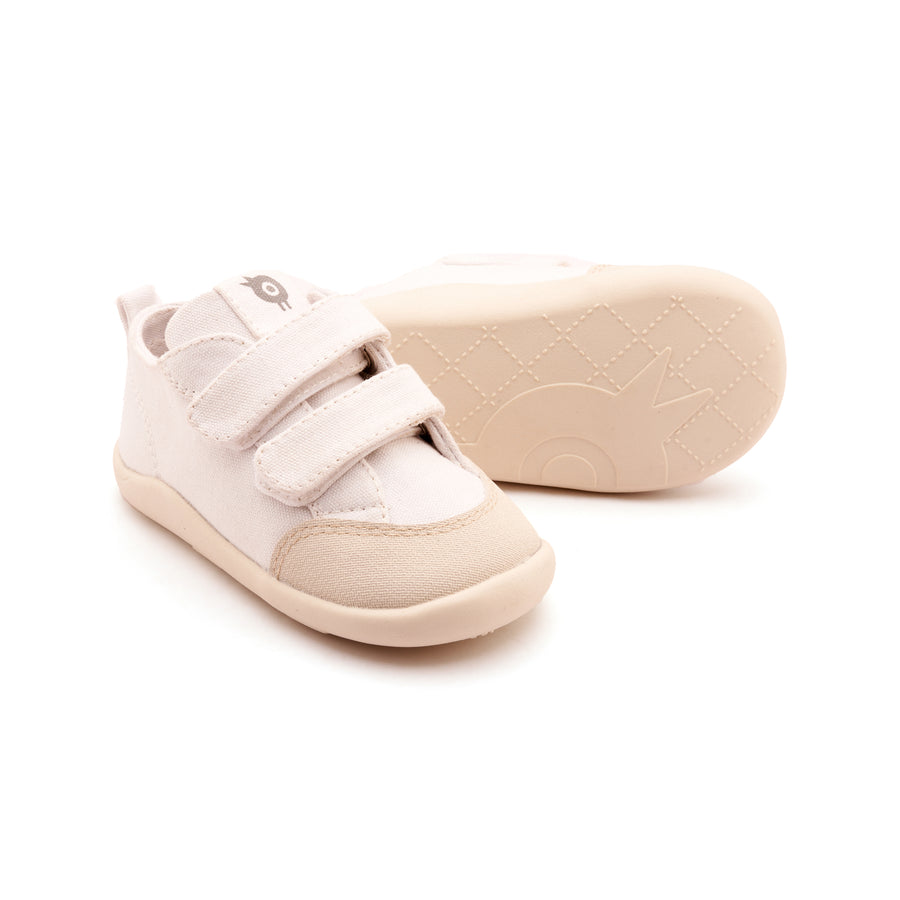 Old Soles Boy's and Girl's Salty Ground Casual Shoes - White Canvas