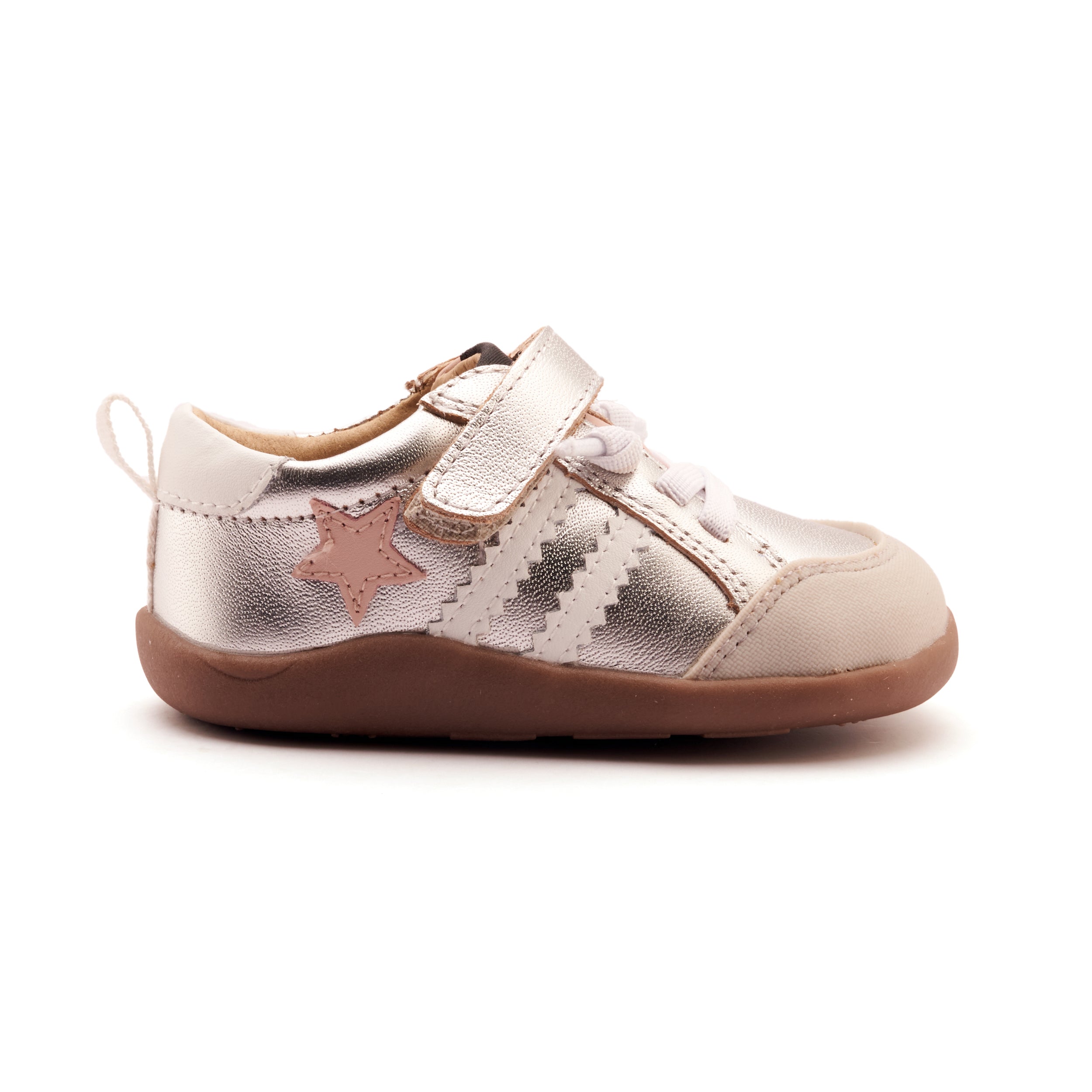 Silver Shell Wos Old Soles Girl's WOS Ground Casual Shoes - Silver / Dalia / Snow – Just ...