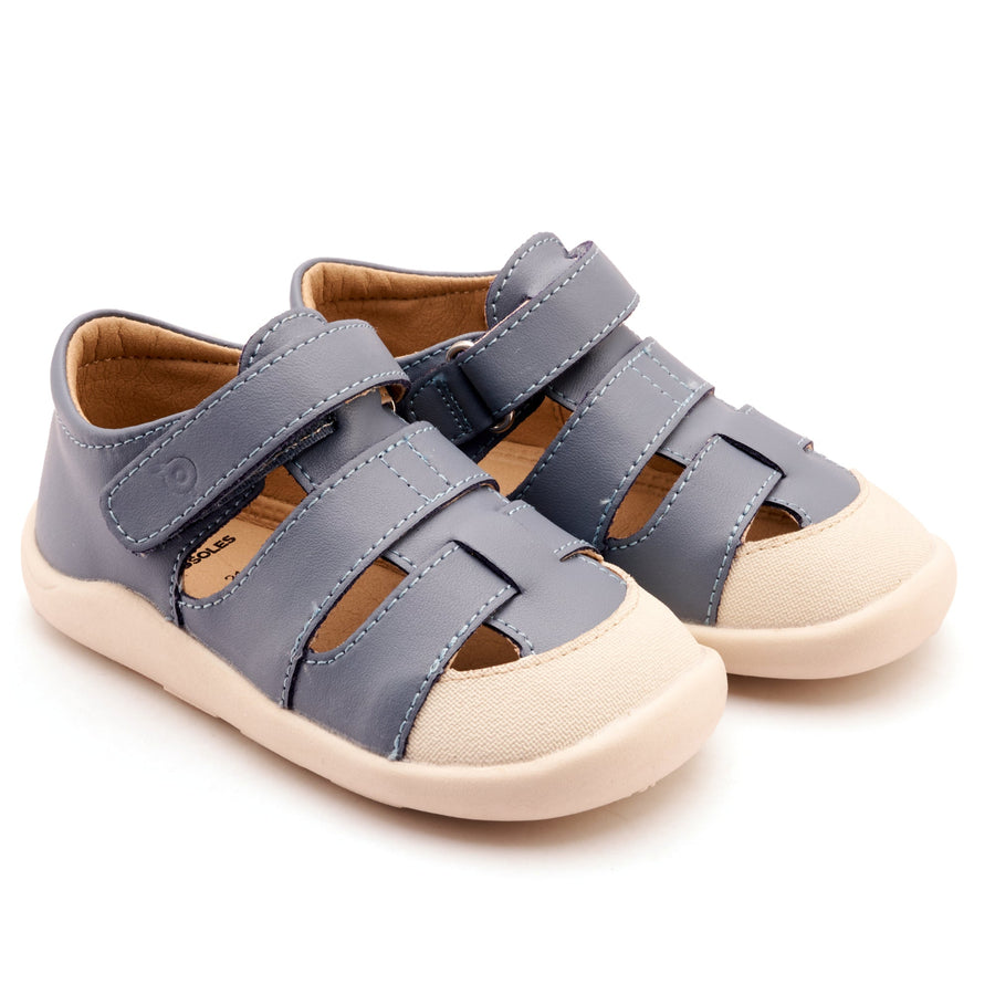 Old Soles Boy's Fresco Ground Sandals - Indigo / Sproco