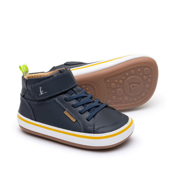 Tip Toey Joey Boy's Alley Boots - Navy / White