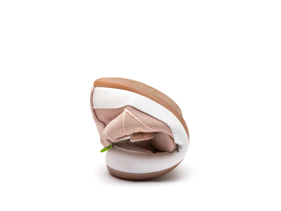 Tip Toey Joey Girl's Bossy Green Sneakers - Lona Rosa Quartzo