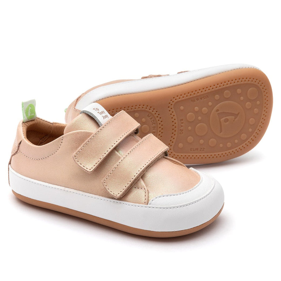 Tip Toey Joey Girl's Bossy Sneakers - Candy Dream / White