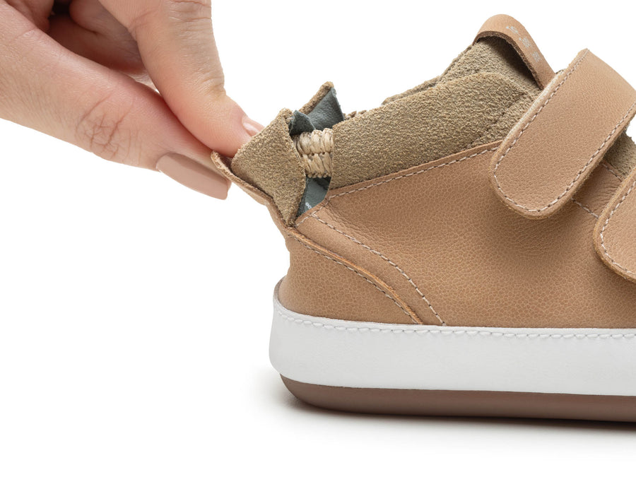 Tip Toey Joey Boy's and Girl's Cascade Boots - Sand / Sand Suede