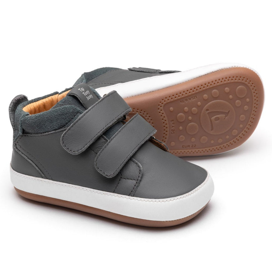 Tip Toey Joey Boy's Cascade Boots - Slate Blue / Urban Blue Suede