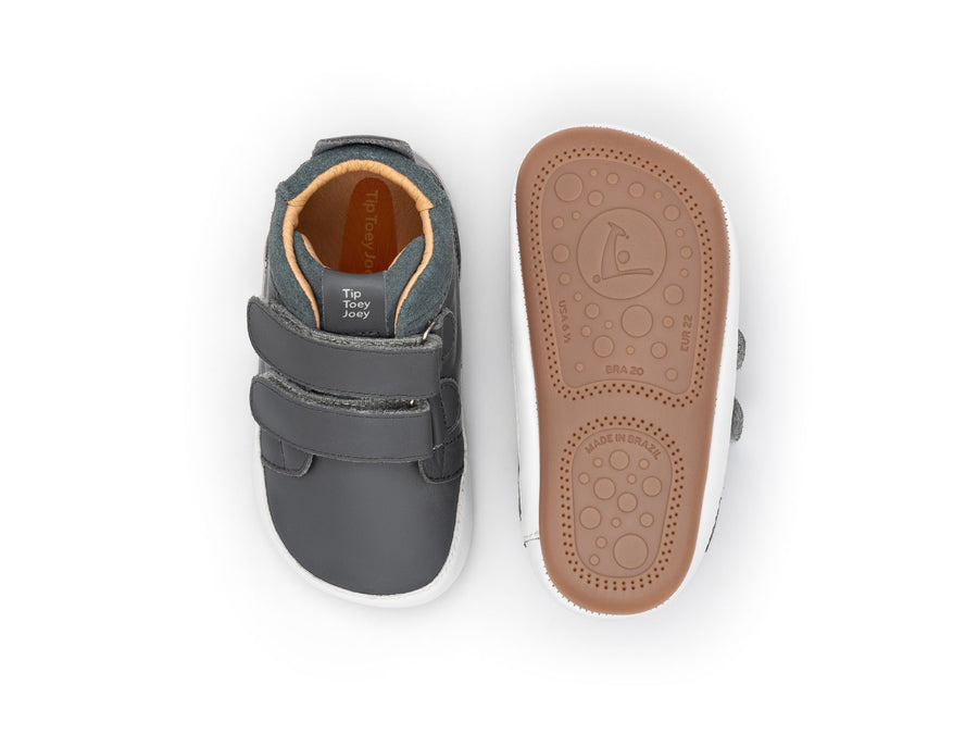 Tip Toey Joey Boy's Cascade Boots - Slate Blue / Urban Blue Suede