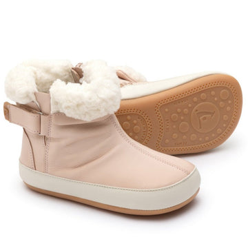 Tip Toey Joey Girl's Dobby Boots - Cotton Candy / Tapioca