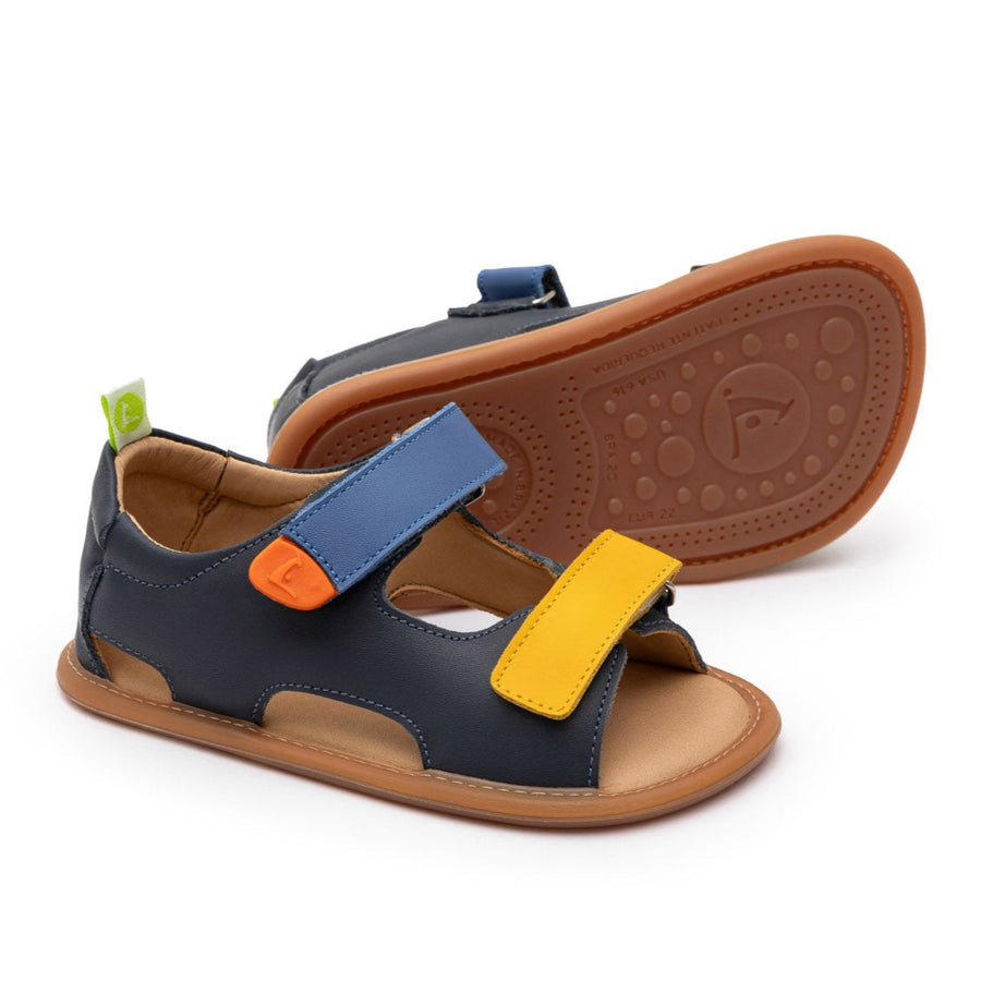 Tip Toey Joey Boy's and Girl's Explore Sandals - Navy / Caja / Blue Tang
