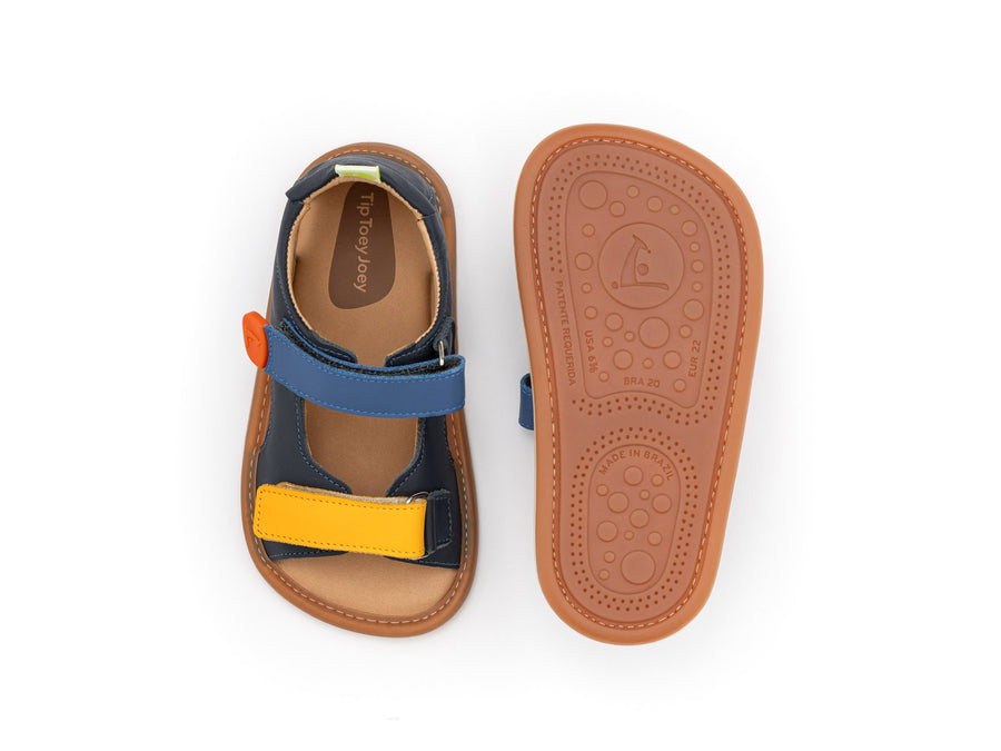Tip Toey Joey Boy's and Girl's Explore Sandals - Navy / Caja / Blue Tang