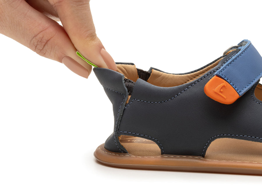 Tip Toey Joey Boy's and Girl's Explore Sandals - Navy / Caja / Blue Tang
