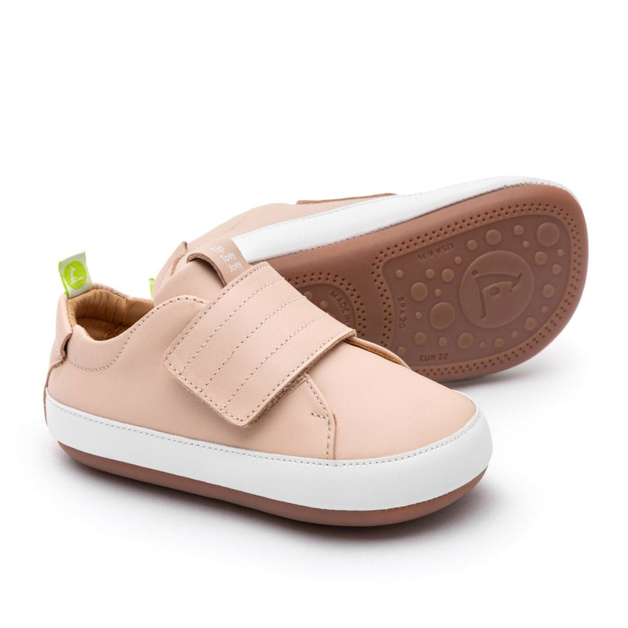 Tip Toey Joey Girl's Friendly Sneakers - Papaya Cream