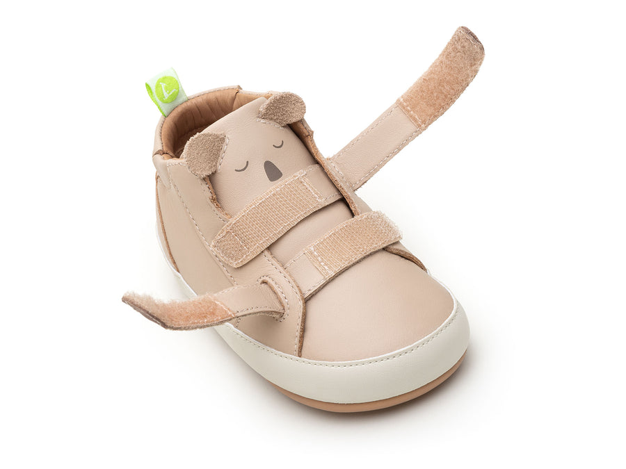 Tip Toey Joey Girl's Koala Hug Casual Shoes - Yogurt / Rose Smoke / Mogno Rose