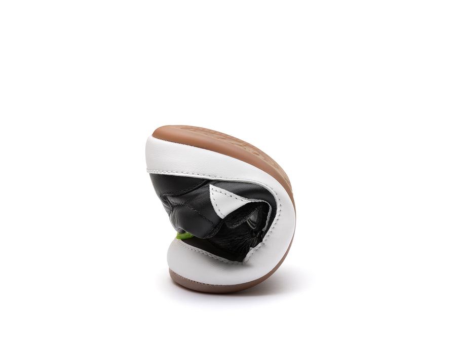 Tip Toey Joey Boy's and Girl's Landy Sneakers - Black / White