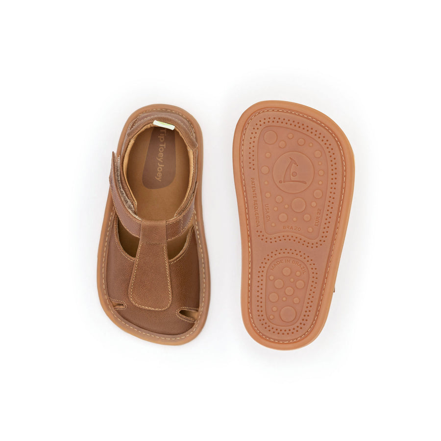 Tip Toey Joey Boy's Parky Sandals - Whisky