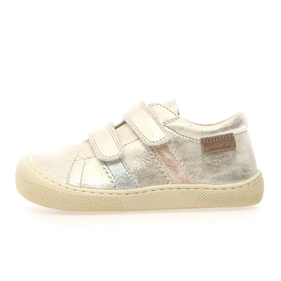 Naturino Girl's Bisy Vl Casual Shoes - Platinum/Silver/Cipria