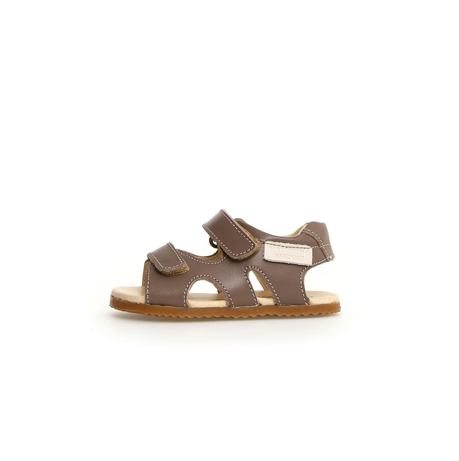 Naturino Boy's And Girl's Sky Barefoot Sandals - Mud