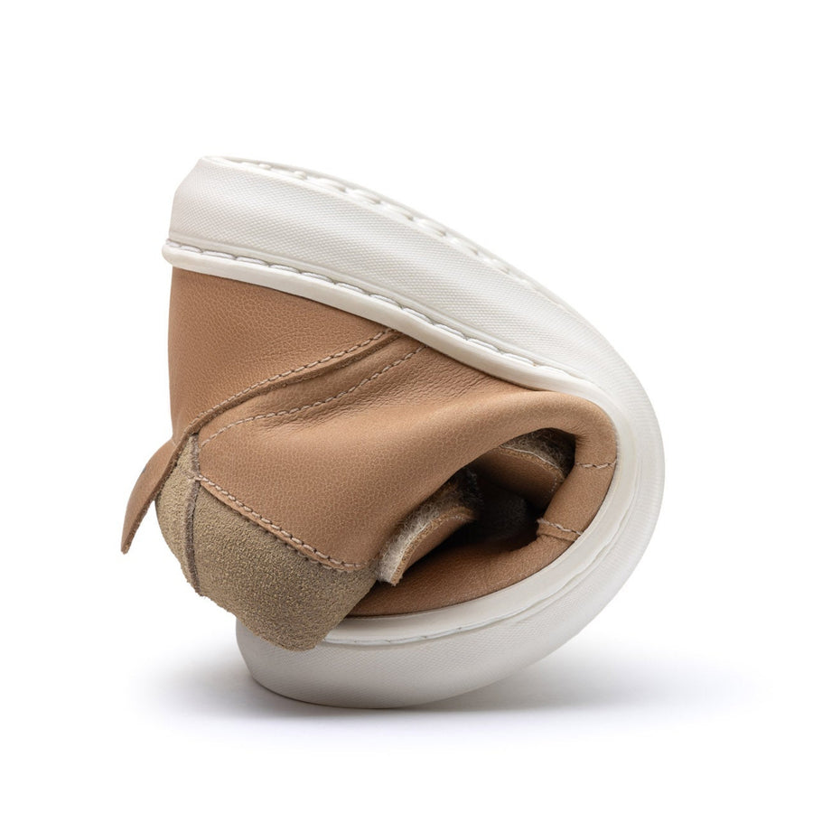 Tip Toey Joey Boy's and Girl's Cascade Sneakers - Sand / Sand Suede