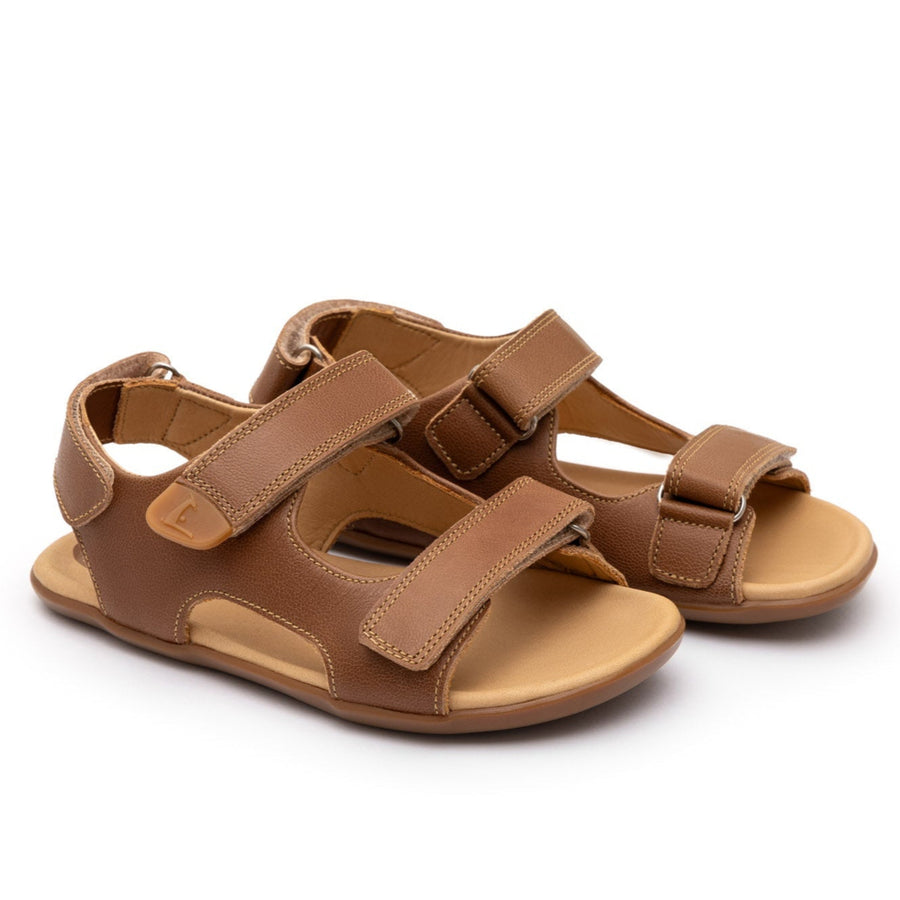 Tip Toey Joey Boy's And Girl's Explorer Sandals - Whisky