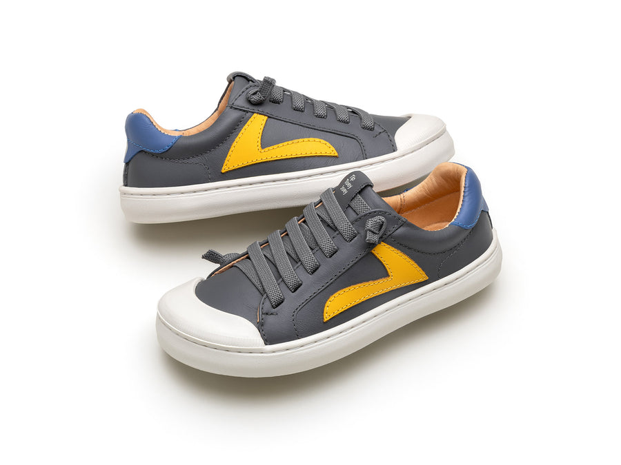 Tip Toey Joey Boy's Ground Sneakers - Slate Blue / Caja / Blue Tang