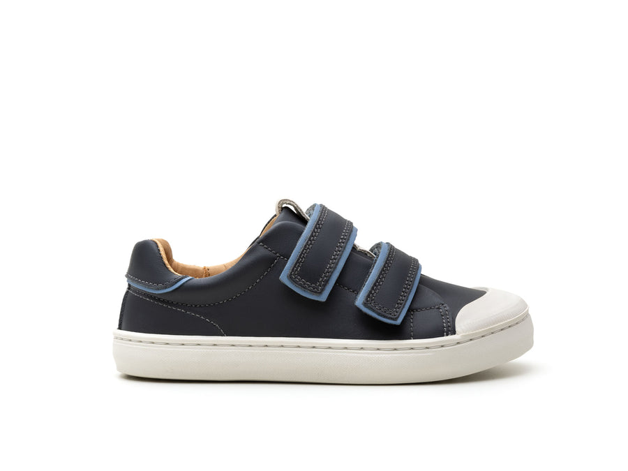 Tip Toey Joey Boy's and Girl's Ramp Colors Sneakers - Ash / Denim / Denim