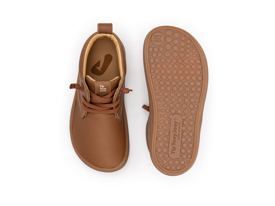 Tip Toey Joey Boy's and Girl's Rambler Casual Shoes - Whisky