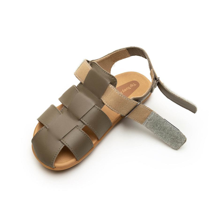 Tip Toey Joey Boy's and Girl's Sand Sandals - Mineral Green