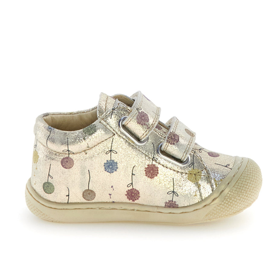 Naturino Girl's Cocoon Vl Casual Shoes - Platinum Monet Print