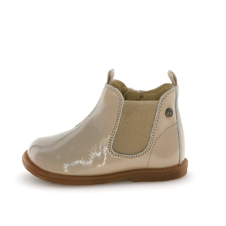 Falcotto Girl's Winter Wood Ankle Boots - Beige