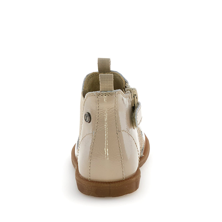 Falcotto Girl's Winter Wood Ankle Boots - Beige