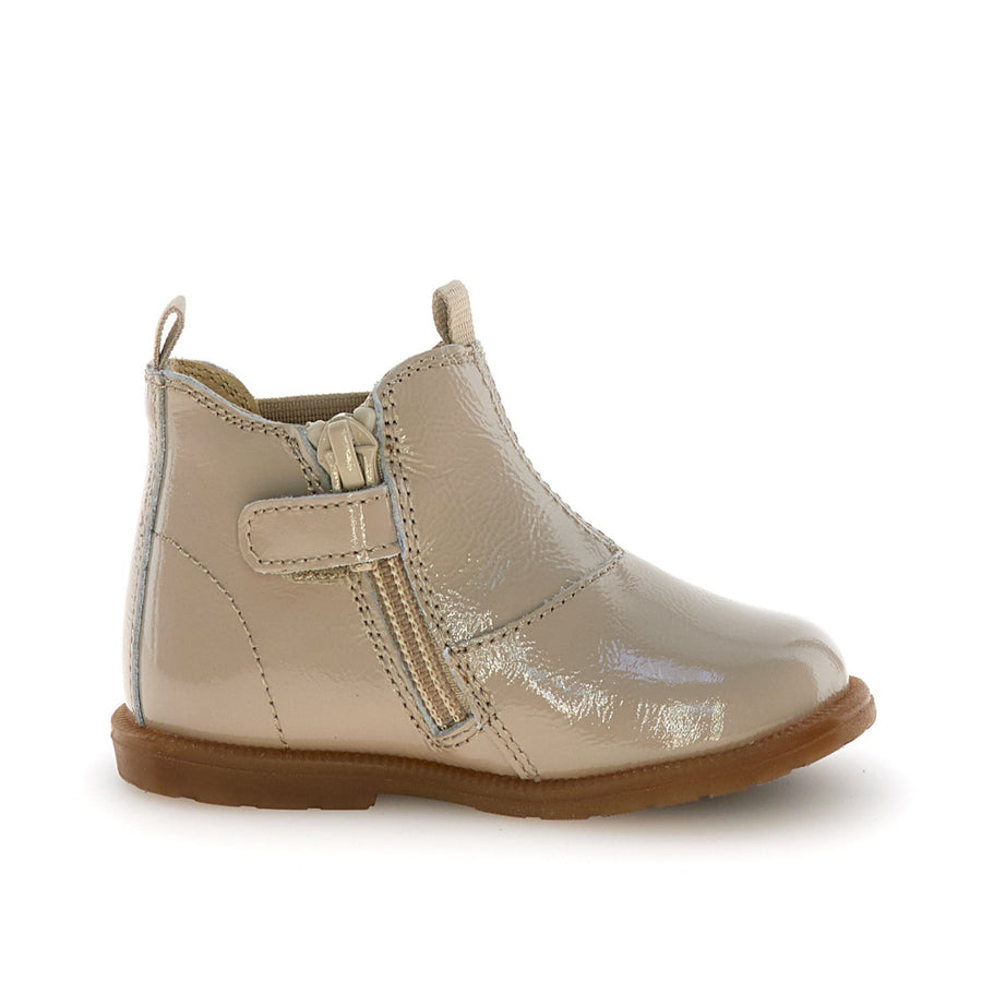 Falcotto Girl's Winter Wood Ankle Boots - Beige