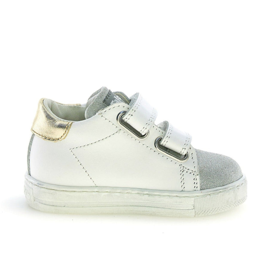 Falcotto Girl's Sasha Vl Casual Shoes - White/Silver