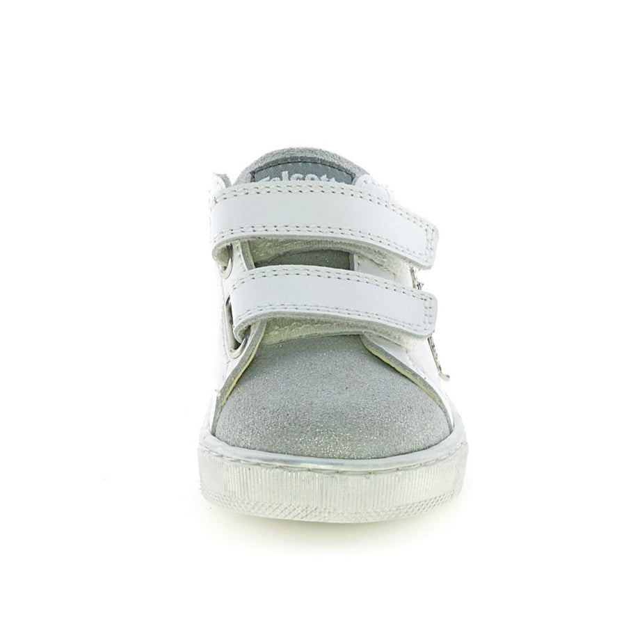 Falcotto Girl's Sasha Vl Casual Shoes - White/Silver