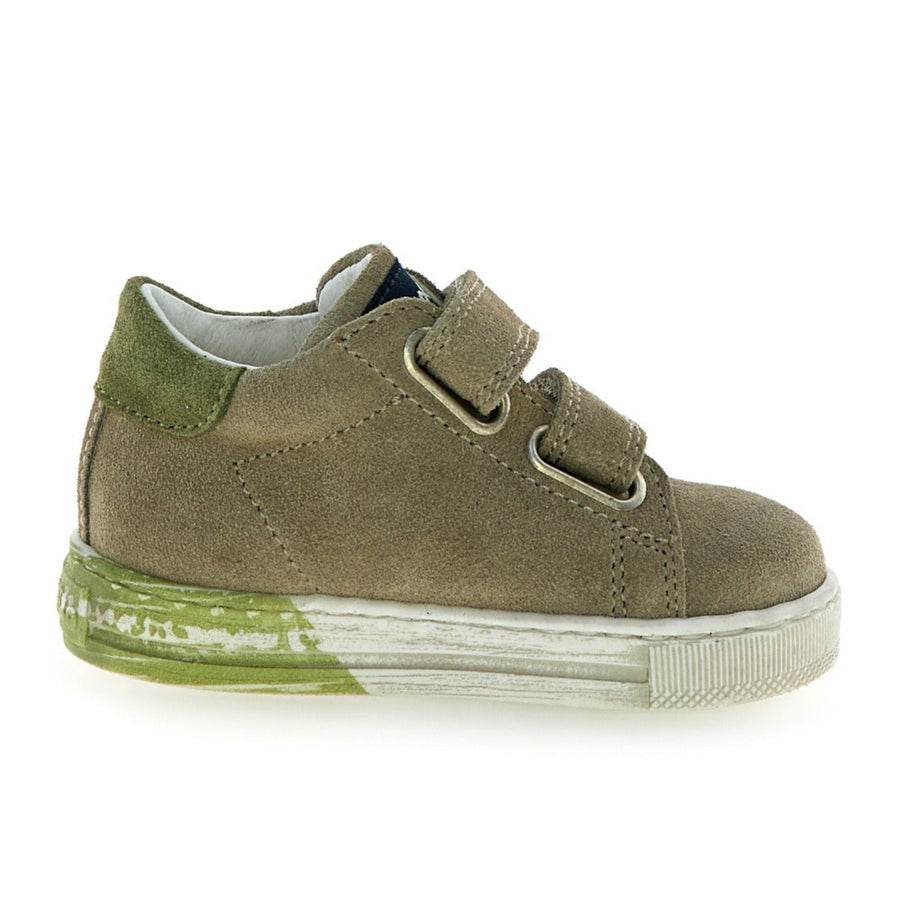 Falcotto velcro's orange steren lederen sneakers Avery navy Falcotto velcro's orange steren lederen sneakers Avery navy