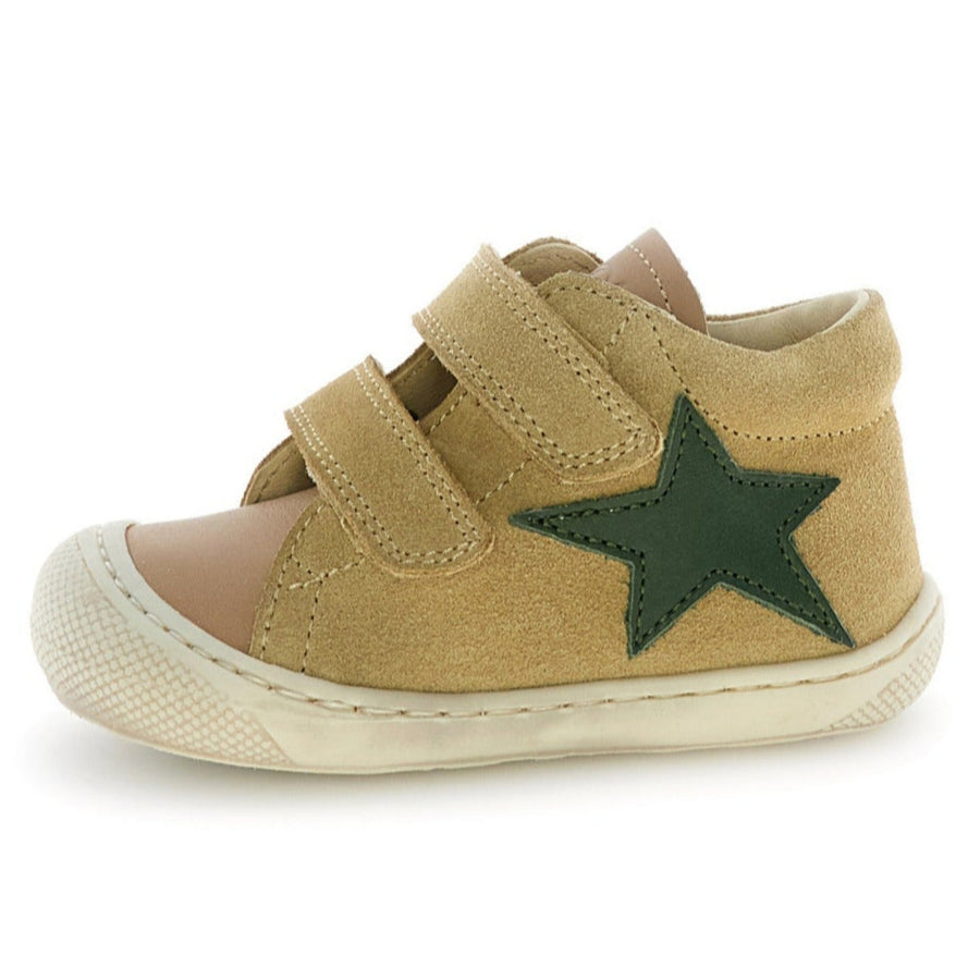 Naturino Boy's and Girl's Kolde Vl Shoes - Sand/Green Bottle