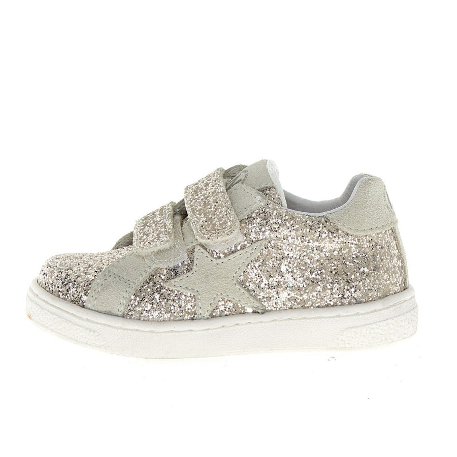 Naturino Girl's Pinn Vl Casual Shoes - Platinum/Milk