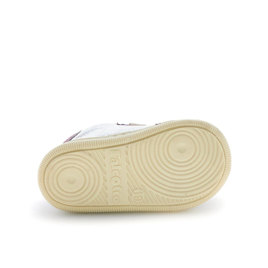 Falcotto Girl's Kiner Vl Casual Shoes - Glitter Silver/Cipria