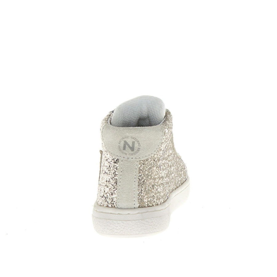 Naturino Girl's Pinn High Vl Casual Shoes - Platinum/Milk
