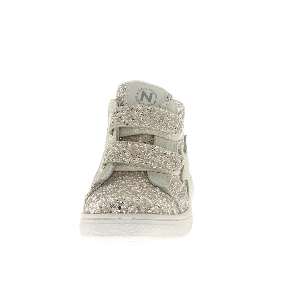 Naturino Girl's Pinn High Vl Casual Shoes - Platinum/Milk