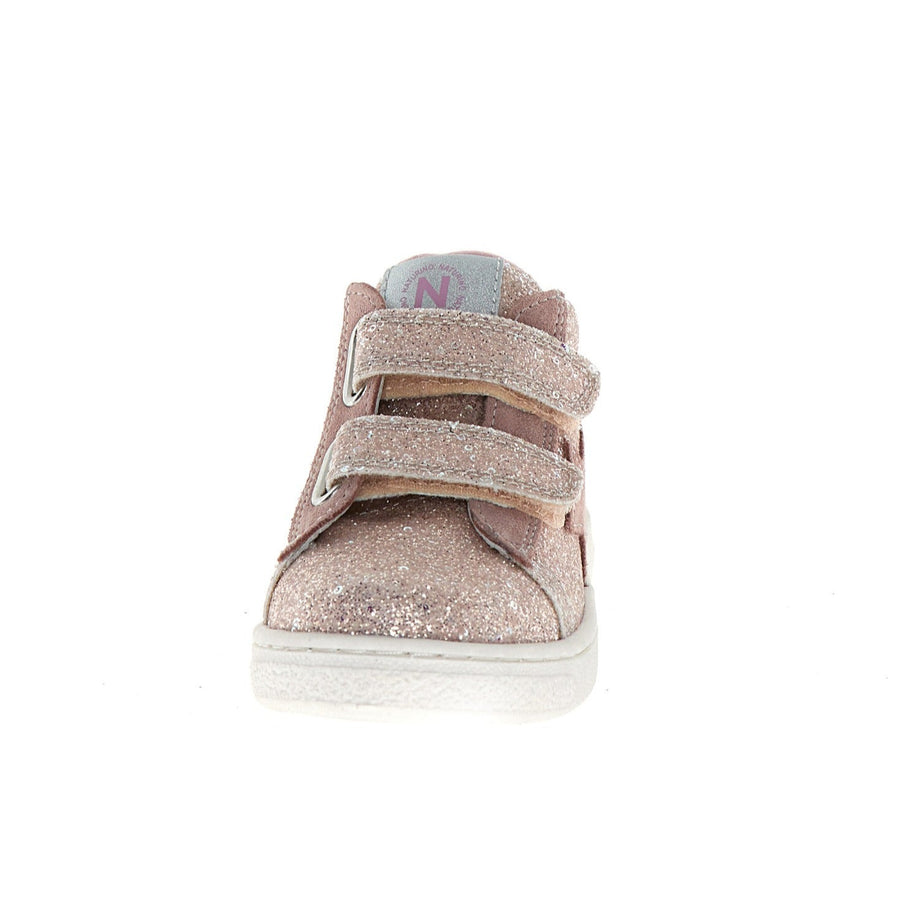 Naturino Girl's Pinn High Vl Casual Shoes with Hoop and Loop Fastener - Cipria/Pink
