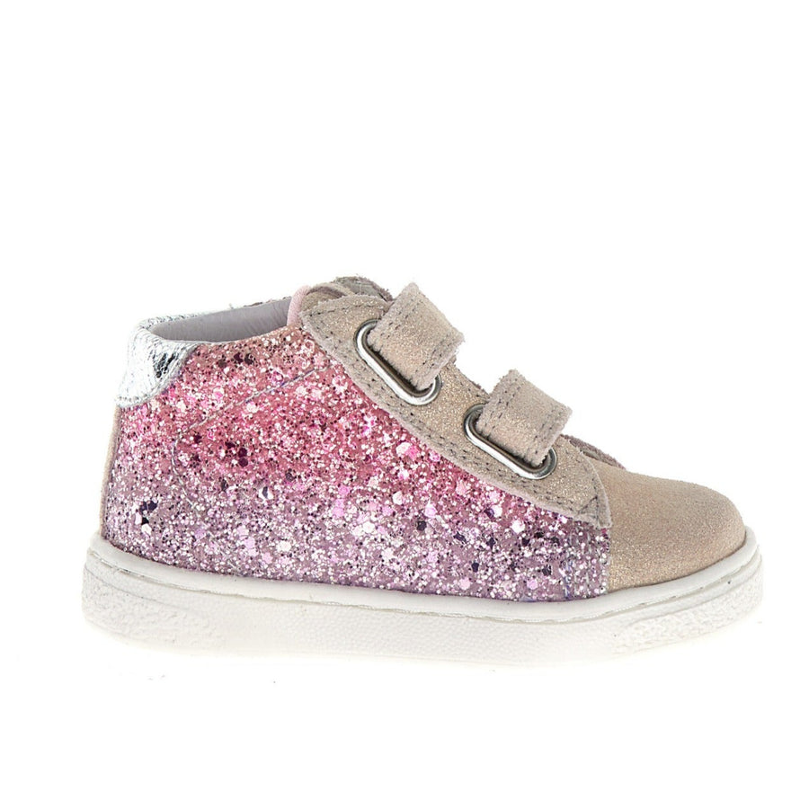 Naturino Girl's Pinn High Vl Casual Shoes - Pink/Multi/Silver