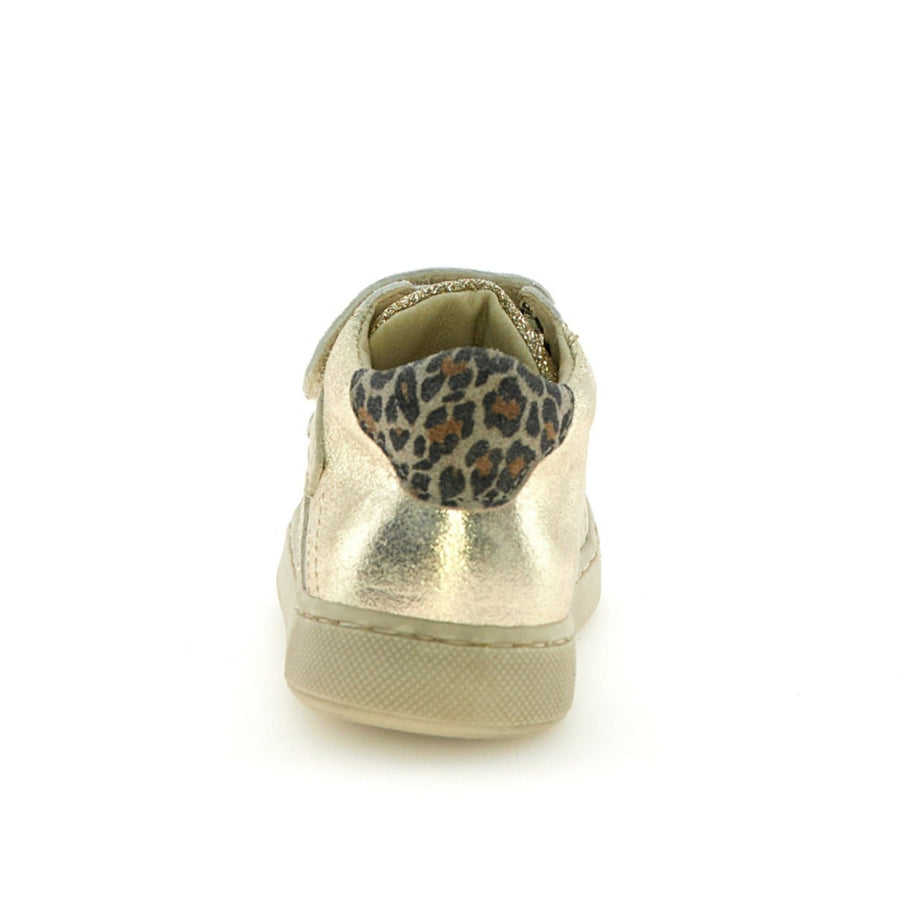 Falcotto Girl's Palom Vl Casual Shoes with Hoop and Loop Fastener - Platinum