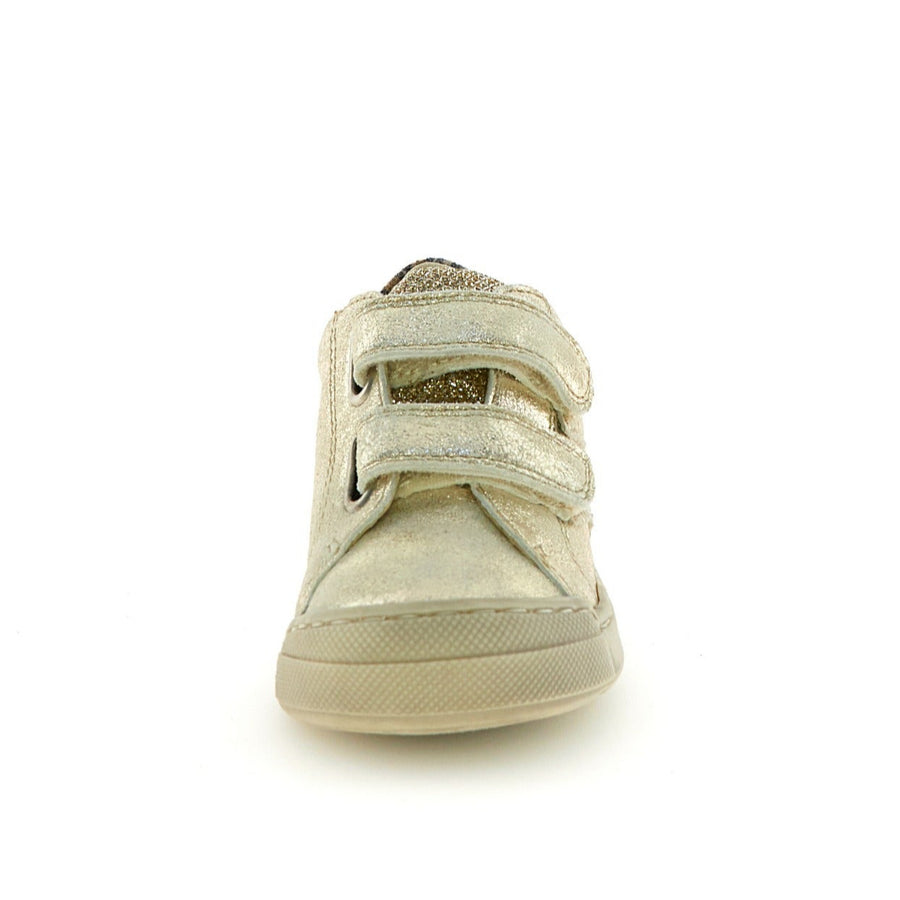 Falcotto Girl's Palom Vl Casual Shoes with Hoop and Loop Fastener - Platinum