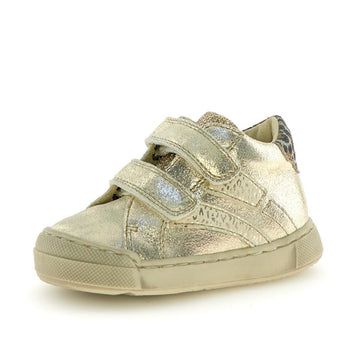 Falcotto Girl's Palom Vl Casual Shoes with Hoop and Loop Fastener - Platinum