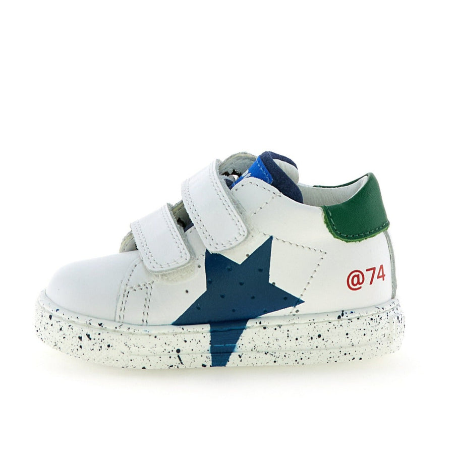 Falcotto Boy's Salazar 3 Vl Casual Shoes - White/Azure