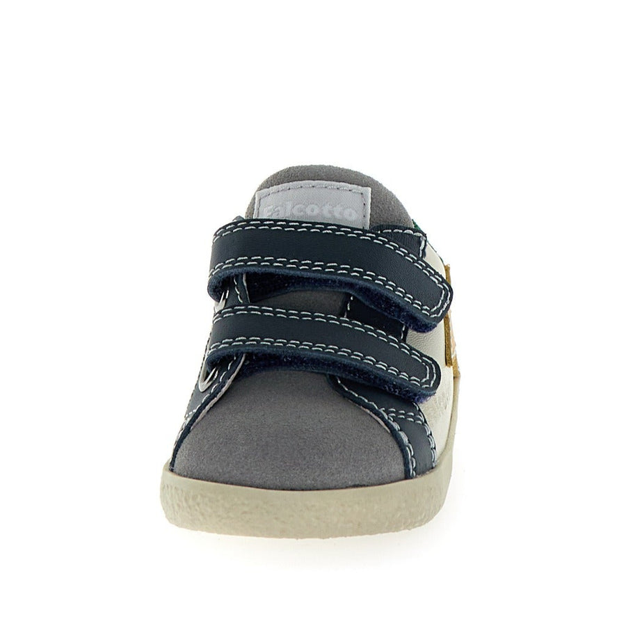 Falcotto Boy's and Girl's Alnoite 2 Vl Casual Shoes - Dark Grey/Milk/Zucca