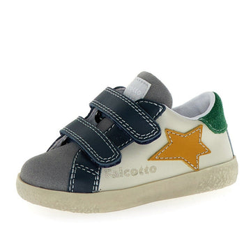 Falcotto Boy's and Girl's Alnoite 2 Vl Casual Shoes - Dark Grey/Milk/Zucca