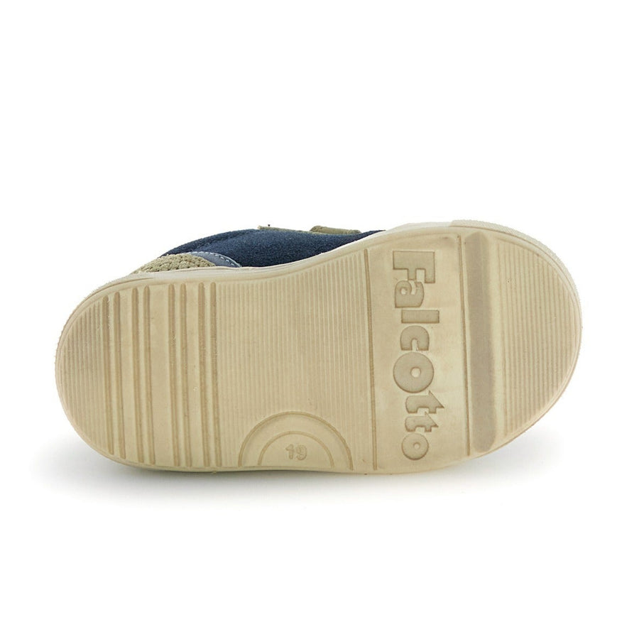 Falcotto Boy's Carist Vl Casual Shoes  - Brown/Navy/Militare