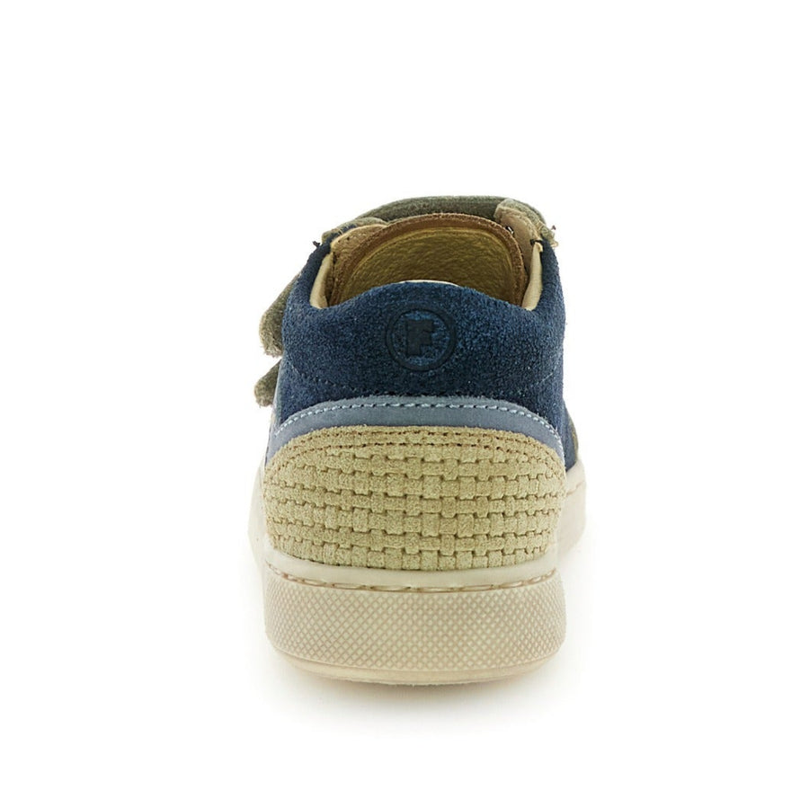 Falcotto Boy's Carist Vl Casual Shoes  - Brown/Navy/Militare