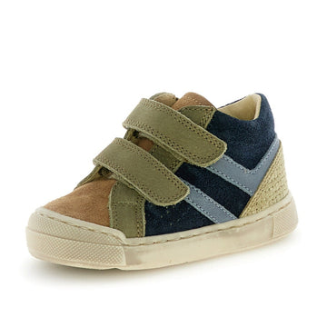 Falcotto Boy's Carist Vl Casual Shoes  - Brown/Navy/Militare