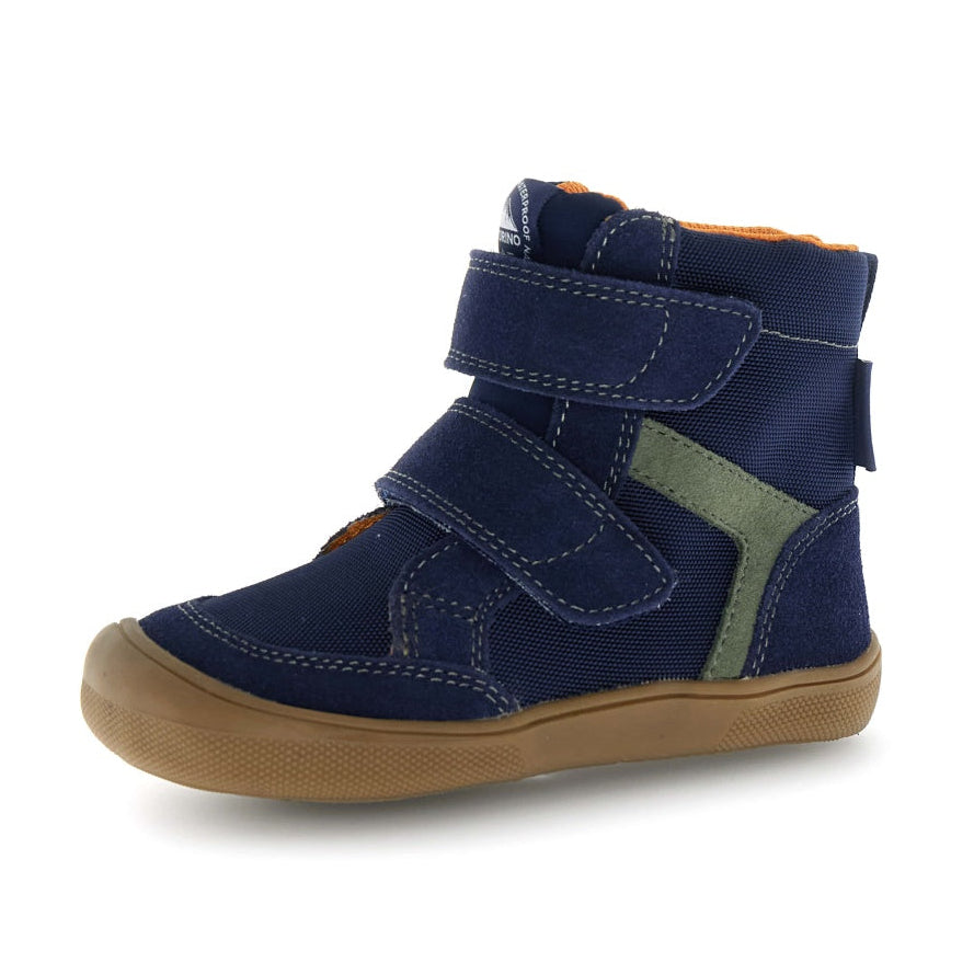 Naturino Boy's Koddas Vl Waterproof Barefoot Casual Shoes - Navy / Olive