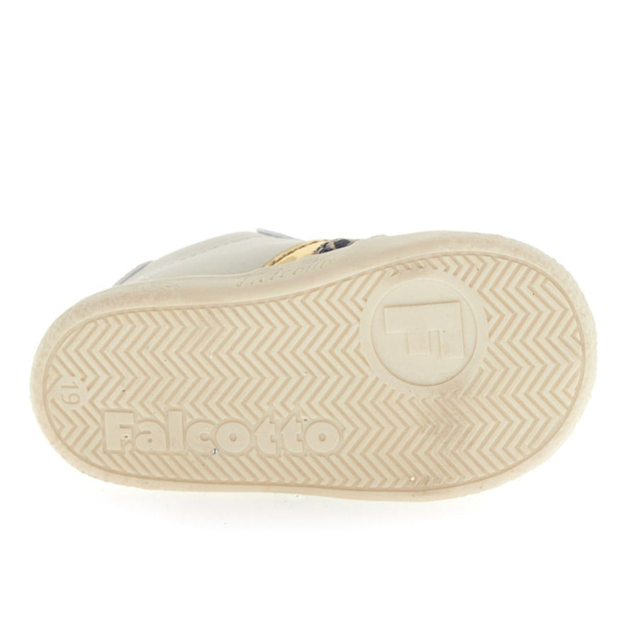 Falcotto Girl's Horis Vl Casual Shoes  - Leo/Platinum/Milk